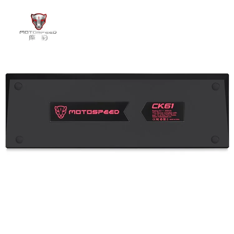 MOTOSPEED CK61 USB Wired RGB Backlight Mechanical Keyboard with Kailh BOX Switch