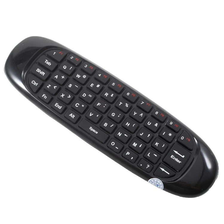 2.4GHz Air Mouse Wireless QUERTY Keyboard Remote Controller Somatic Handle