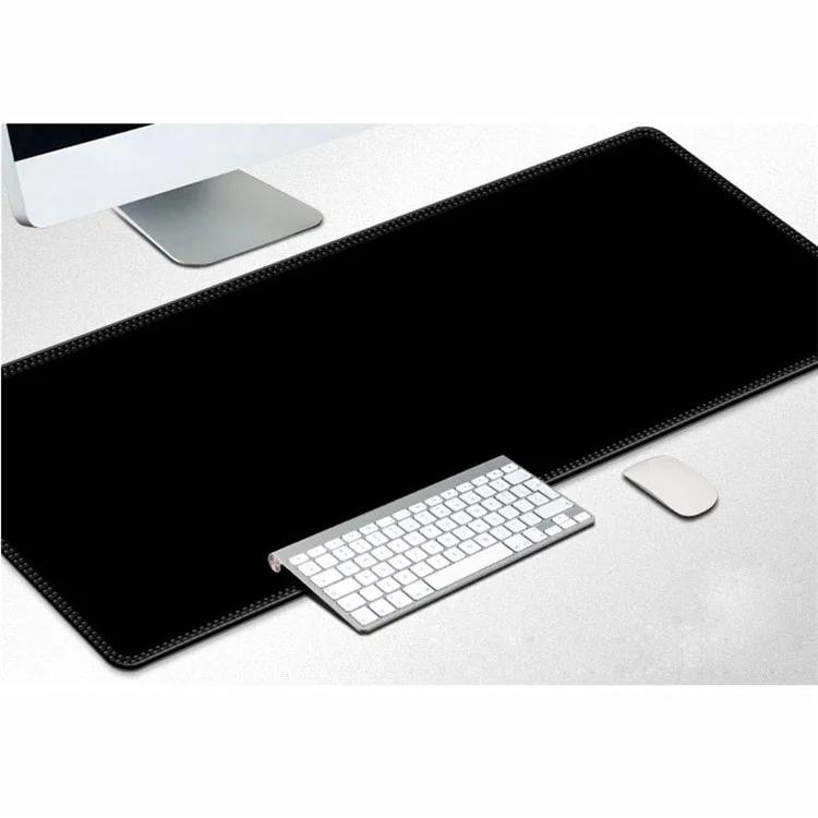 Pad De Souris De Bureau En Caoutchouc Doux, Taille: 400 * 900 * 2mm - Noir