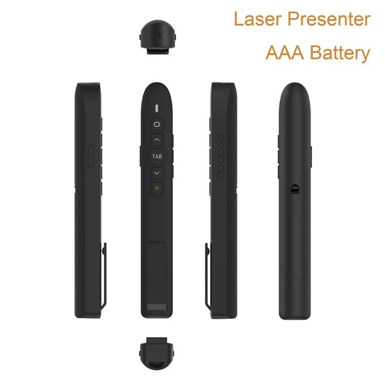 T5 RF 2.4GHz Powerpoint Présentation Stylo Laser Télécommande de Présentation PPT Clicker