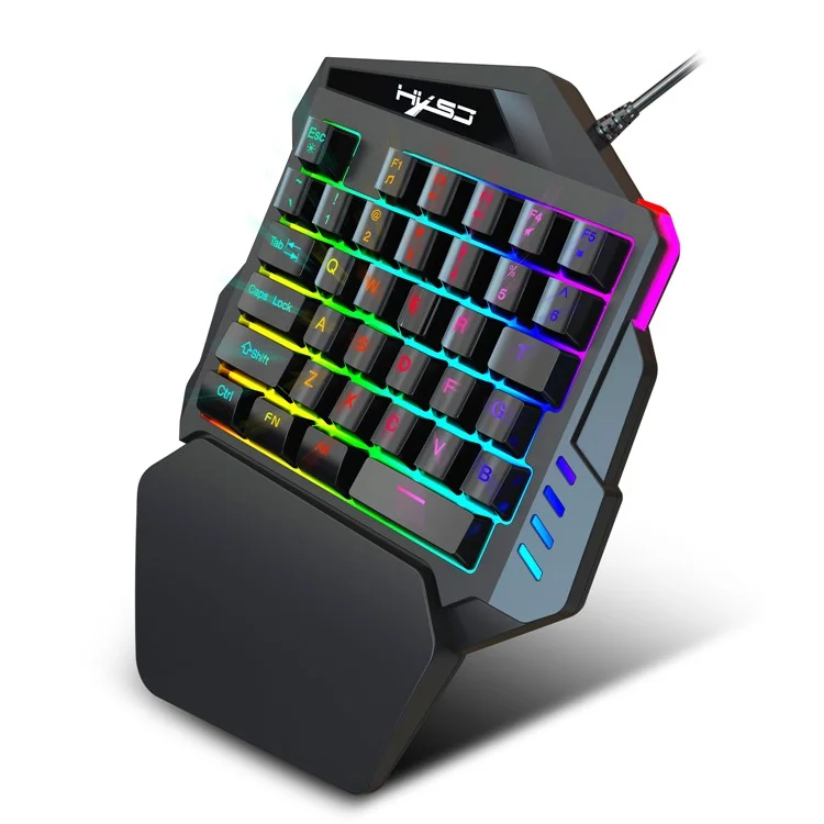 V100 Mini FN + Esc-taste LED Backlight Einzelhand 35 Taste Mechanical Keyboard-spiel