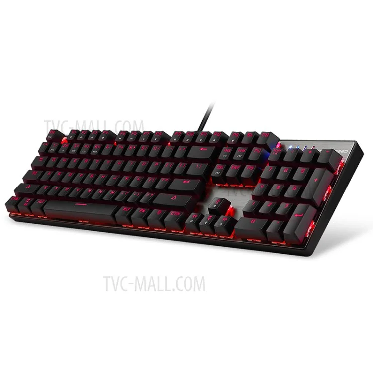 Motospeed CK104 Inflictor -taste Klicken Sie Auf RGB Backlight Mechanische Tastatur - Schwarz