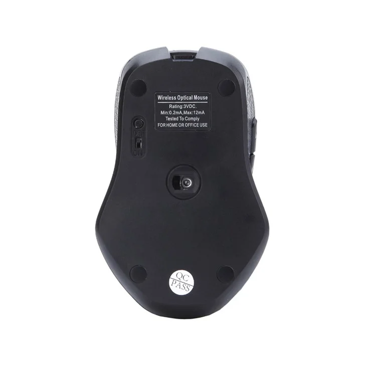 MODAO E08 Rechargeable Bluetooth V3.0 6-button Wireless Mouse - Black