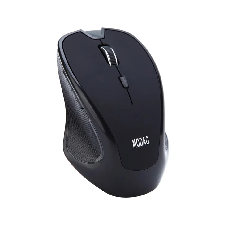 MODAO E08 Rechargeable Bluetooth V3.0 6-button Wireless Mouse - Black