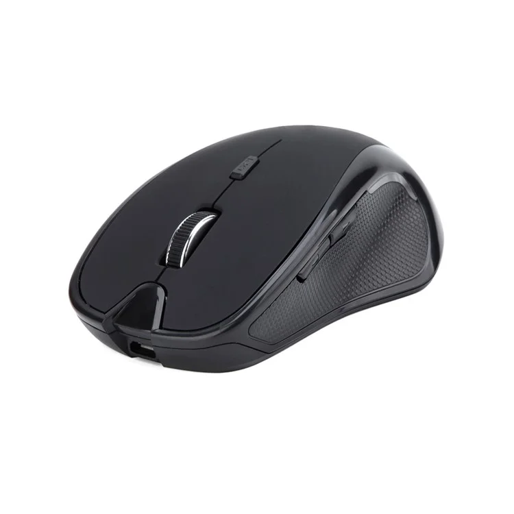 MODAO E08 Rechargeable Bluetooth V3.0 6-button Wireless Mouse - Black