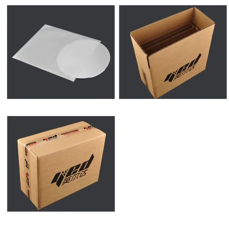 YED Round Shape Aluminum Alloy Gaming Mouse Pad with Non-Slip Rubber Base, 220 x 220mm - Gold
