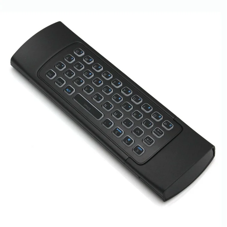 MX3-L Backlit 2.4GHz Fly Air Mouse Wireless QUERTY Keyboard Remote Controller for TV XBMC MX3