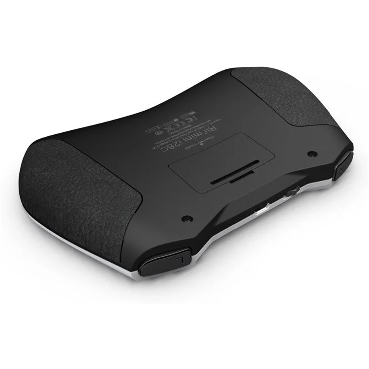 RII Mini i28C Mini 62 Keys 2.4GHz Wireless TouchPad Mouse Keyboard with LED Backlight - Black