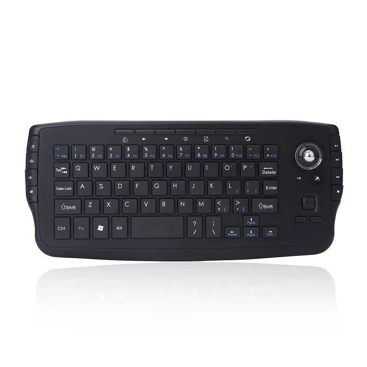 2.4G Wireless Mini Multi-media Keyboard with Trackball Air Mouse