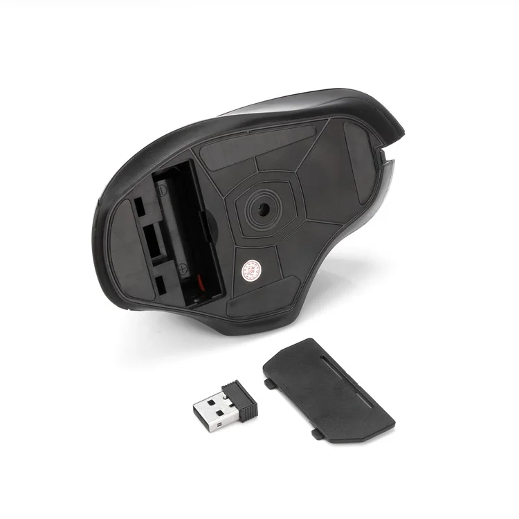 W1005 2.4G Wireless 2400DPI Ergonomic Gaming Mouse with USB Receiver