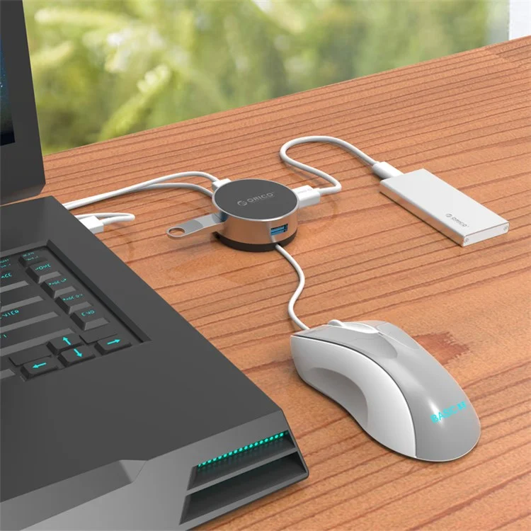 ORICO BNS1-SV USB3.0 Mouse Cable Management Hub - Silver Color