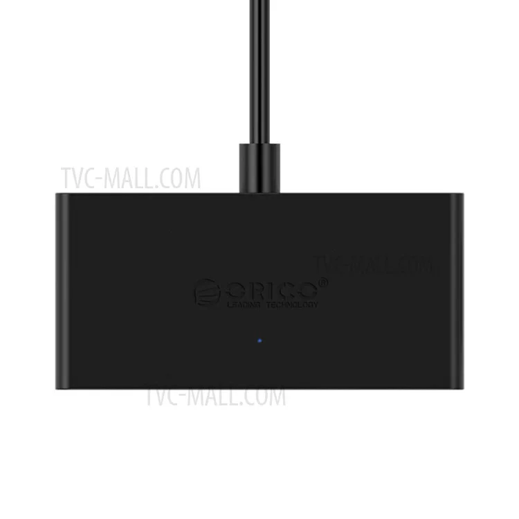 Orico Mini 4 Puertos OTG USB 3.0 Hub Con Interfaz de Alimentación Micro USB Para la Computadora Portátil MacBook - Negro