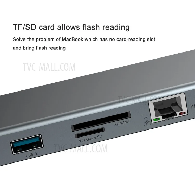 Basis C-C3UEHVMSDC35 Genuss-serie Typ-c-hub-adapter Multi-port-docking-station PD/HDMI/VGA/RJ45/SD/3 USB/Audio Für MacBook