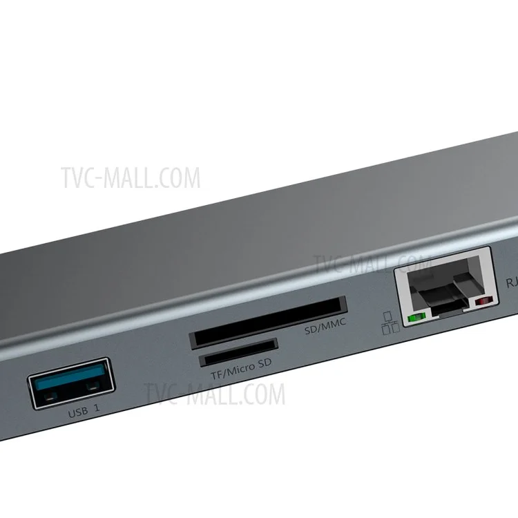 BASEUS C-c-c3uehvmsdc35 Serie di Divertimento Adattatore Hub Tipo-c Multi-port Docking Station PD/HDMI/VGA/RJ45/SD/3 USB/Audio Per MacBook