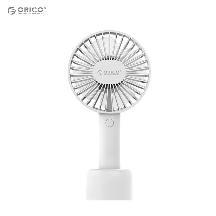 ORICO FH1 Handheld Rechargeable USB Mini Fan Desktop Summer Cooling Fan - White