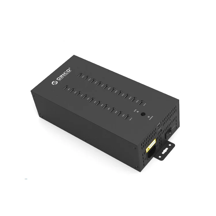 ORICO CE/FCC/RoHS Industrial 150W Charge/Data Mode 20-Port USB2.0 Hub (IH20P) - US Plug