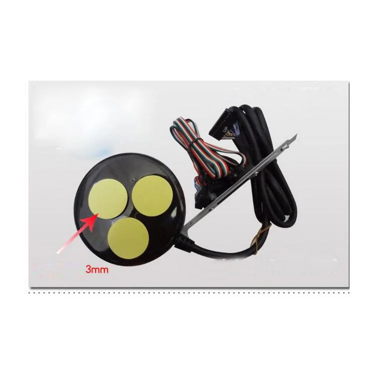 Desktop Computer Switch with Dual USB Ports + Power Reset Button + LED Lights - Black