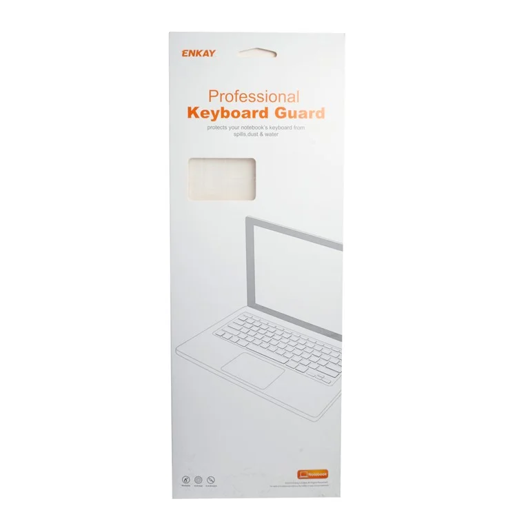 HAT PRINCE Silicone Keyboard Guard Film for MacBook 13.3 / 15.4 inch (European Version)