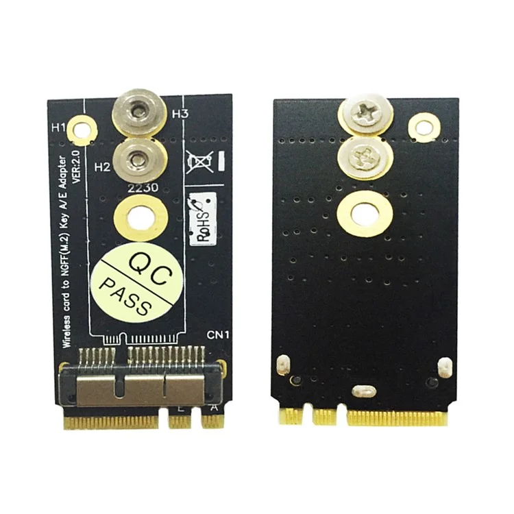 BCM94360CS2 BCM943224PCIEBT2 Wireless Card to NGFF M.2 Key A/E Adapter for Macbook OS