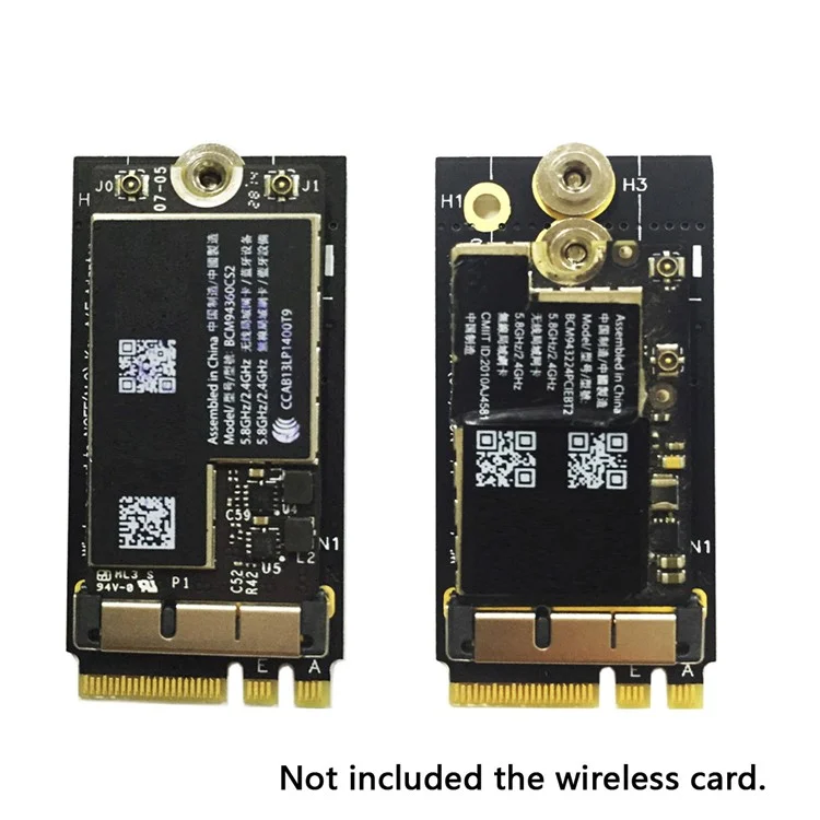 BCM94360CS2 BCM943224PCIEBT2 Wireless Card to NGFF M.2 Key A/E Adapter for Macbook OS