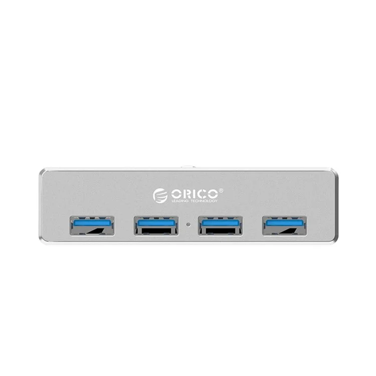 ORICO Aluminum 4 Ports USB 3.0 Clip-type USB Hub for Desktop Laptop, Clip Range 10-32mm (MH4PU)