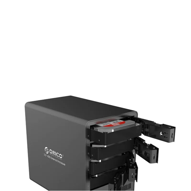 ORICO 9558RU3 Aluminum Shell USB 3.0 5 Bay 3.5-inch SATA Hard Drive Enclosure with RAID Function - AU Plug