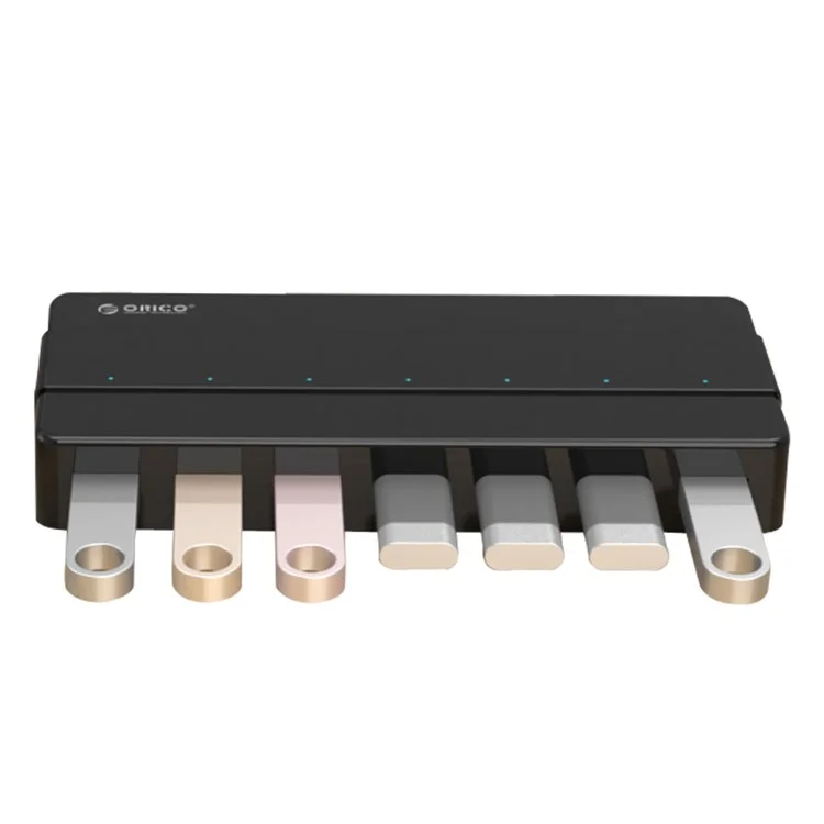 ORICO H7928-U3 High Speed 7 Ports USB 3.0 HUB with 12V/2A Power Adapter - EU Plug