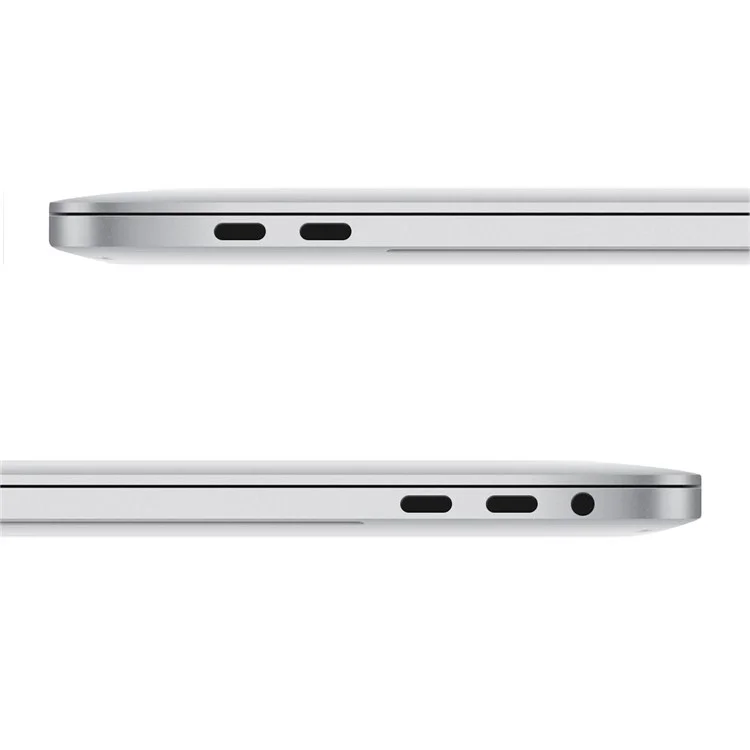 ENKAY HAT PRINCE 5Pçs/Jogo Anti-poeira Plugues para MacBook 12 polegadas / MacBook Pro 13,3 polegadas / MacBook Pro 15,4 polegadas - Preto