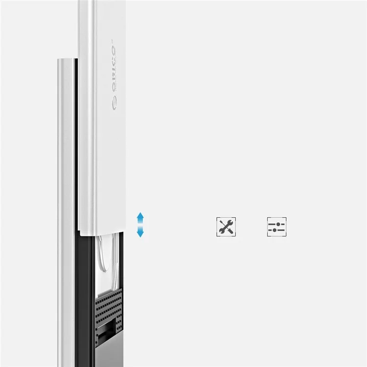 ORICO 2528U3-SV Aluminum Alloy USB 3.0 Hard Drive Enclosure for 2.5-inch SATA SSD HDD