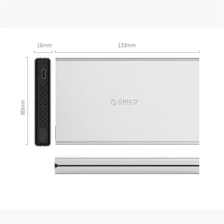 ORICO 2528C3 2.5 inch Aluminum Alloy Type-C Hard Drive Enclosure