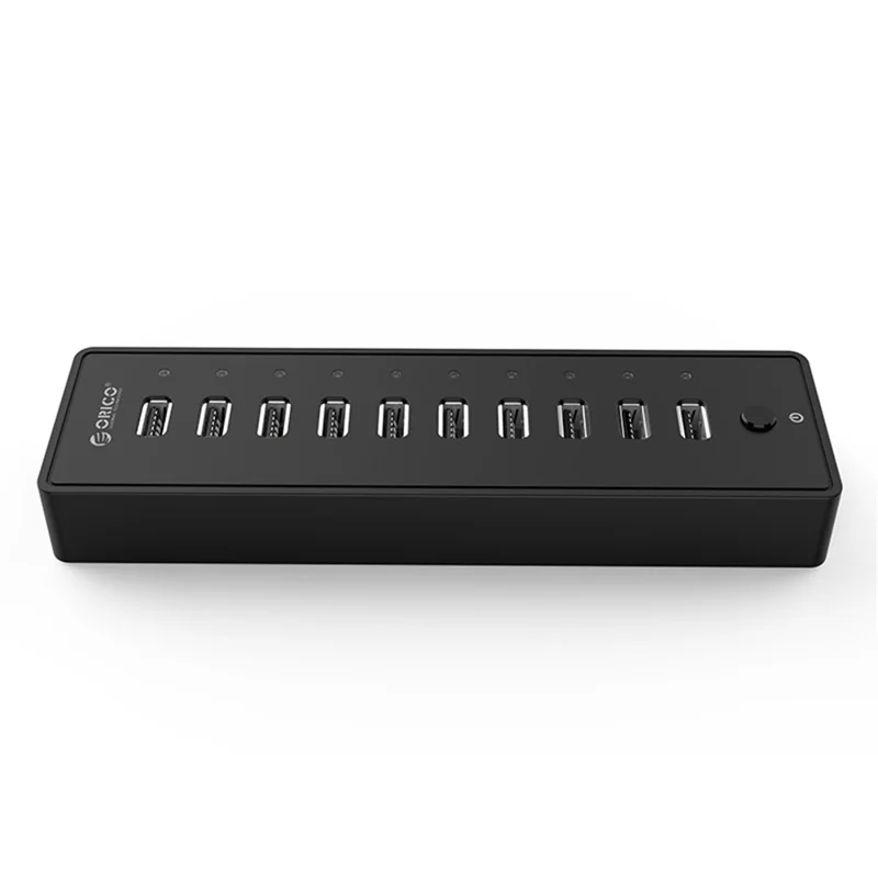 ORICO P10-U2 480Mbps High Speed Ten Ports USB2.0 Hub Adapter - EU Plug