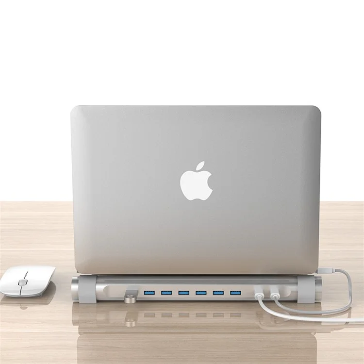 ORICO M7C2 Multi-function 7 Ports USB 3.0 Hub with Type-C PD Charge Port Laptop Stand