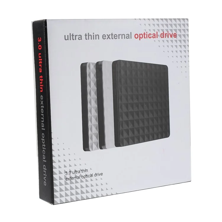 Rhombusform Externes Optisches Antrieb DVD-RW [mit Usb3.0-portkabel] Für Notebook / PC / Macbook