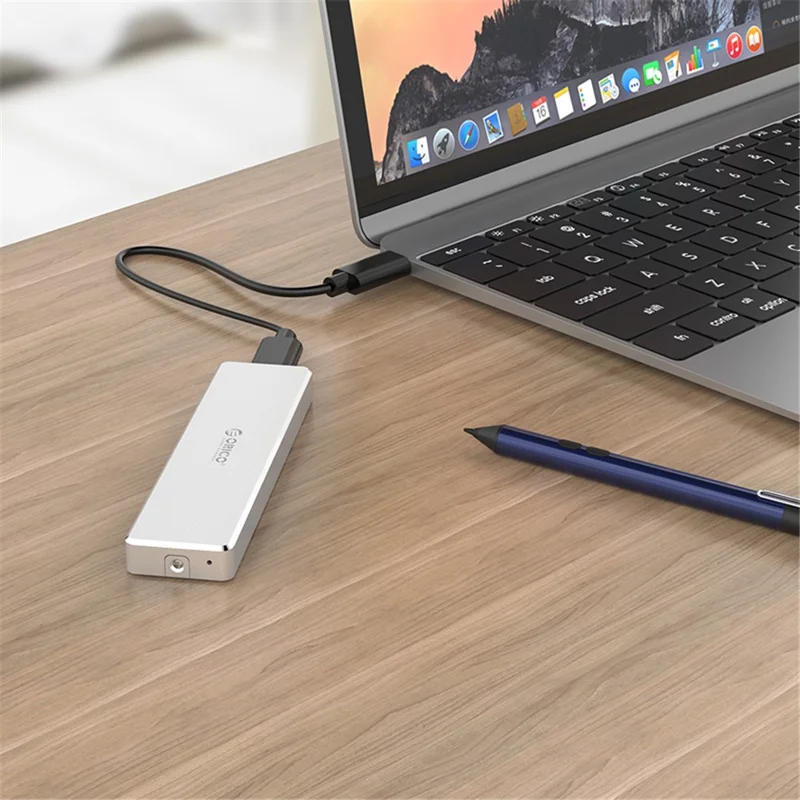 ORICO PVM2-C3 Mini Clip-open M.2 SSD Enclosure - Silver