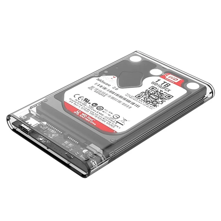 ORICO 2159C3-G2 Transparent 10Gbps Hard Drive Enclosure with Stand for 2.5inch HDD / SSD