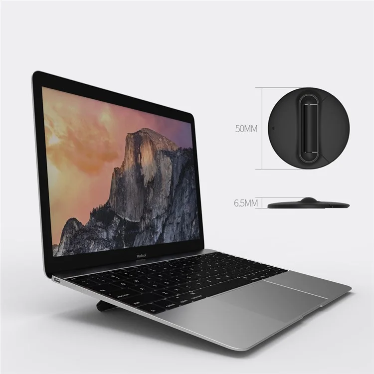 Adjustable Portable Laptop Stand Cooling Pad Universal - Black