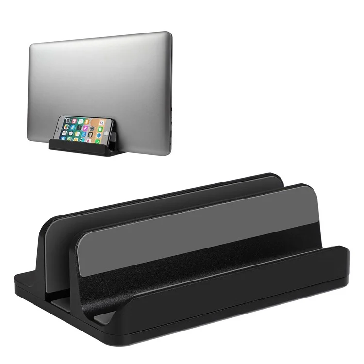 S09 Base de Soporte de Aluminio de Laptop Vertical - Negro