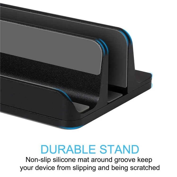 S09 Base de Soporte de Aluminio de Laptop Vertical - Negro