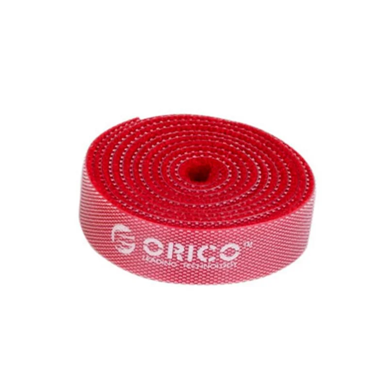 ORICO CBT-1S Attaches de câble réutilisables Dividable Wire Management Bands 1m/3,3 pi - Rouge