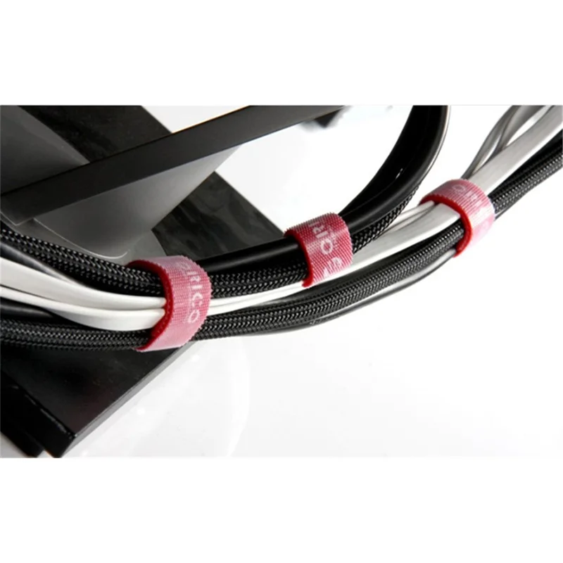 ORICO CBT-1S Attaches de câble réutilisables Dividable Wire Management Bands 1m/3,3 pi - Rouge