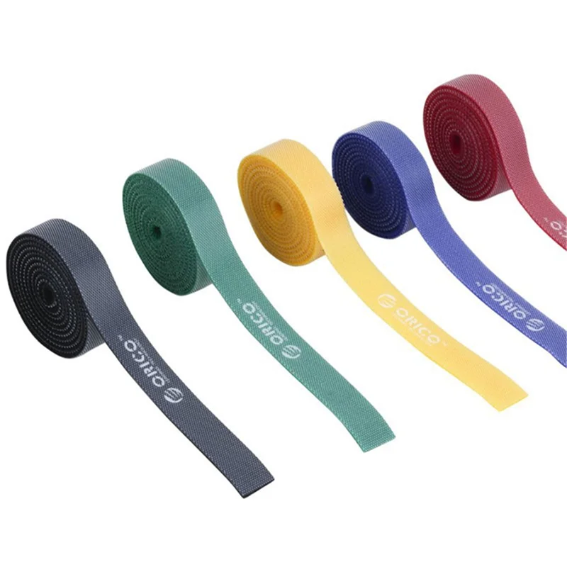 ORICO CBT-1S Attaches de câble réutilisables Dividable Wire Management Bands 1m/3,3 pi - Rouge