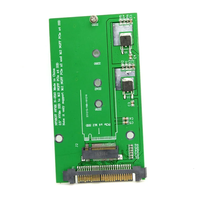 SFF-8639 NVME U.2 to NGFF M.2 M-key PCIe SSD Adapter for Mainboard Replace Intel SSD 750 p3600 p3700