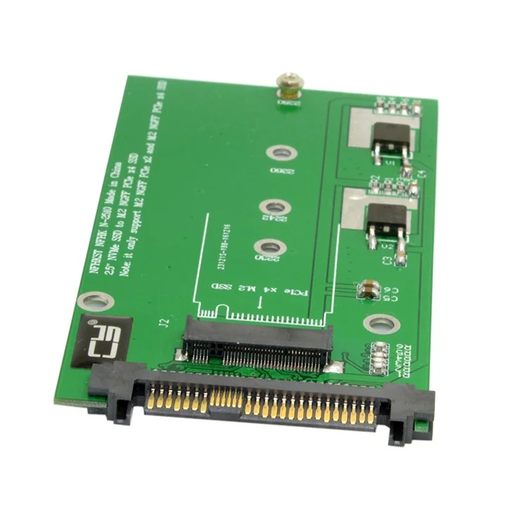 SFF-8639 NVME U.2 to NGFF M.2 M-key PCIe SSD Adapter for Mainboard Replace Intel SSD 750 p3600 p3700