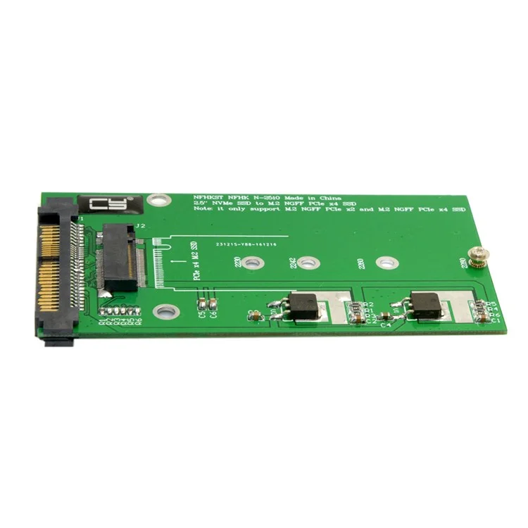SFF-8639 NVME U.2 to NGFF M.2 M-key PCIe SSD Adapter for Mainboard Replace Intel SSD 750 p3600 p3700