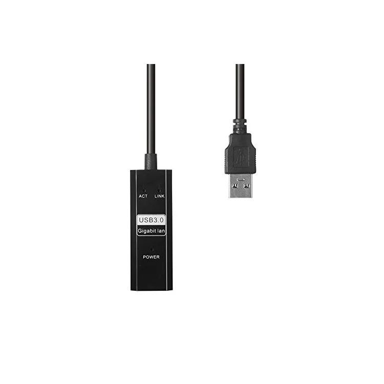 USB 3.0 to RJ45 Gigabit Ethernet Adapter Supporting 10/100/1000 Bit Ethernet