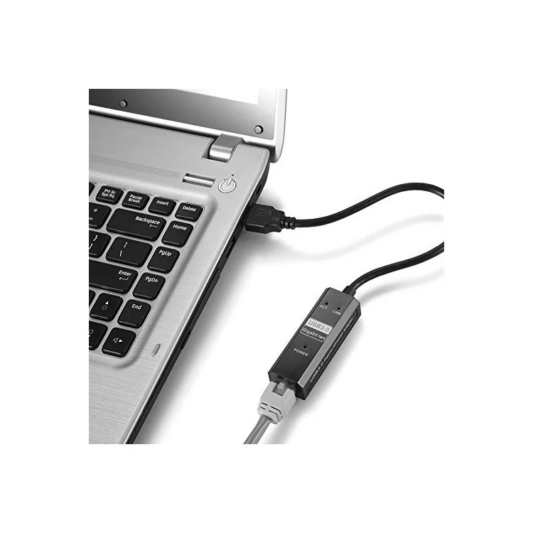 USB 3.0 to RJ45 Gigabit Ethernet Adapter Supporting 10/100/1000 Bit Ethernet