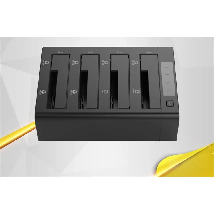 ORICO 6648US3-C 4 Bay USB3.0 e Stazione di Aggancio per Hard Drive per 2.5/3.5 Pollici HDD/SSD - Spina UK
