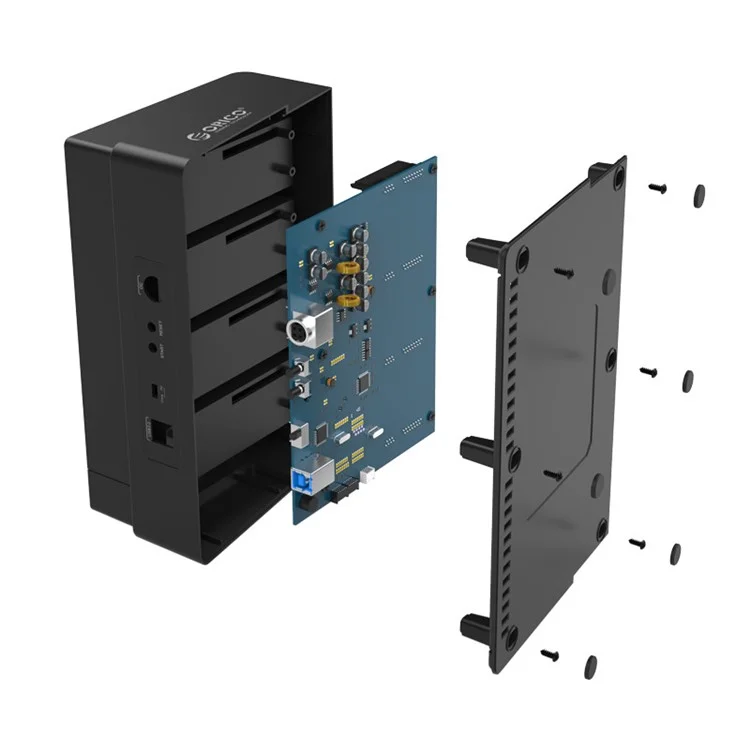 ORICO 6648US3-C 4 Bay USB3.0 e Stazione di Aggancio per Hard Drive per 2.5/3.5 Pollici HDD/SSD - Spina UK