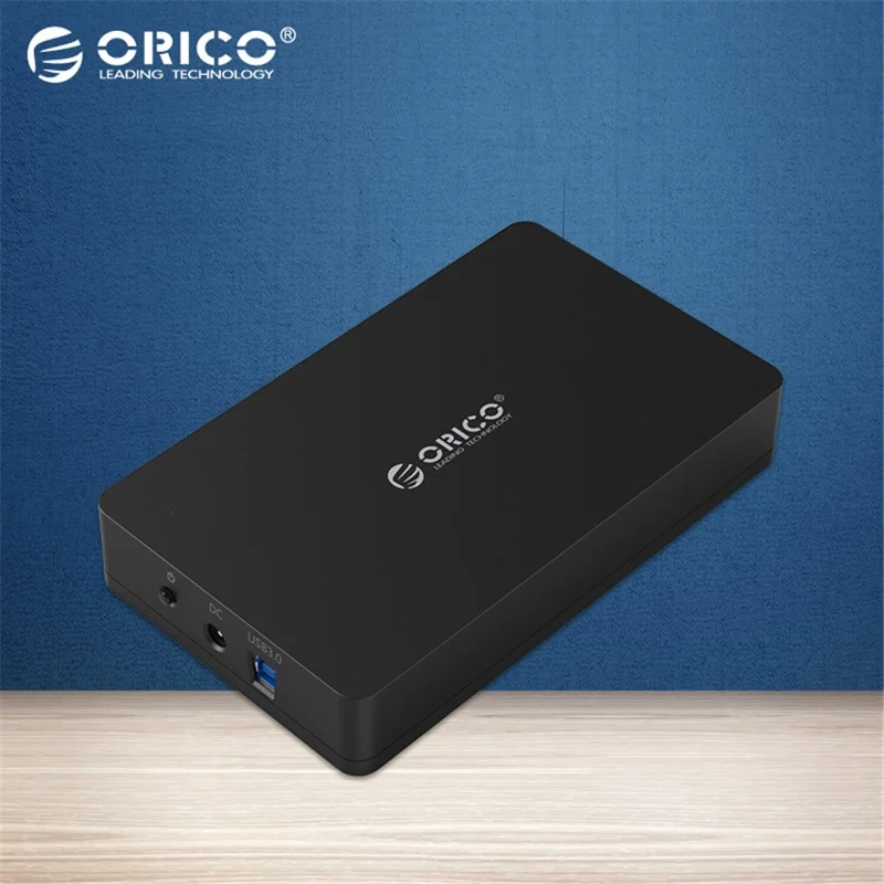 ORICO 3569S3 Tool Free 3.5-inch USB 3.0 to SATA III External Hard Enclosure Case for 3.5'' HDD - US Plug