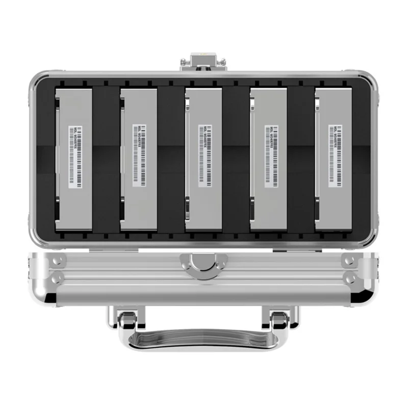 ORICO BSC35-05 5-Bay 3.5 Inch Aluminum Hard Drive Protection Box - Silver Color